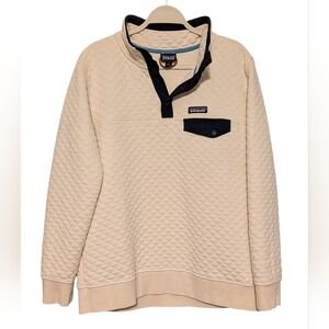 Patagonia Women's Cream Quilted Pullover